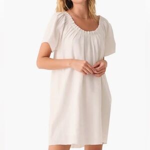 Faherty Annabelle cotton minidress, size M
